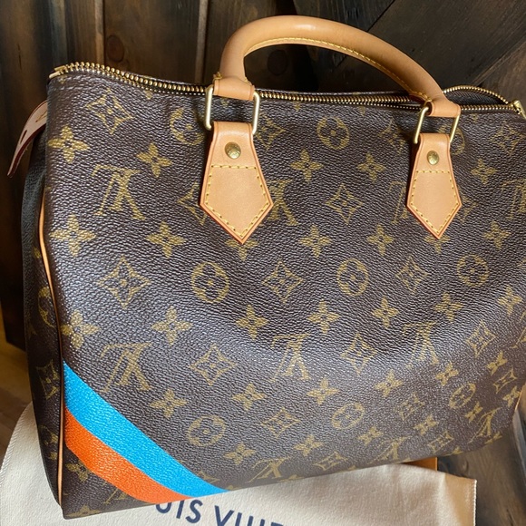 💙❤️💙Louis Vuitton Limited Edition speedy Blue hearts monogram - Picture 14 of 17